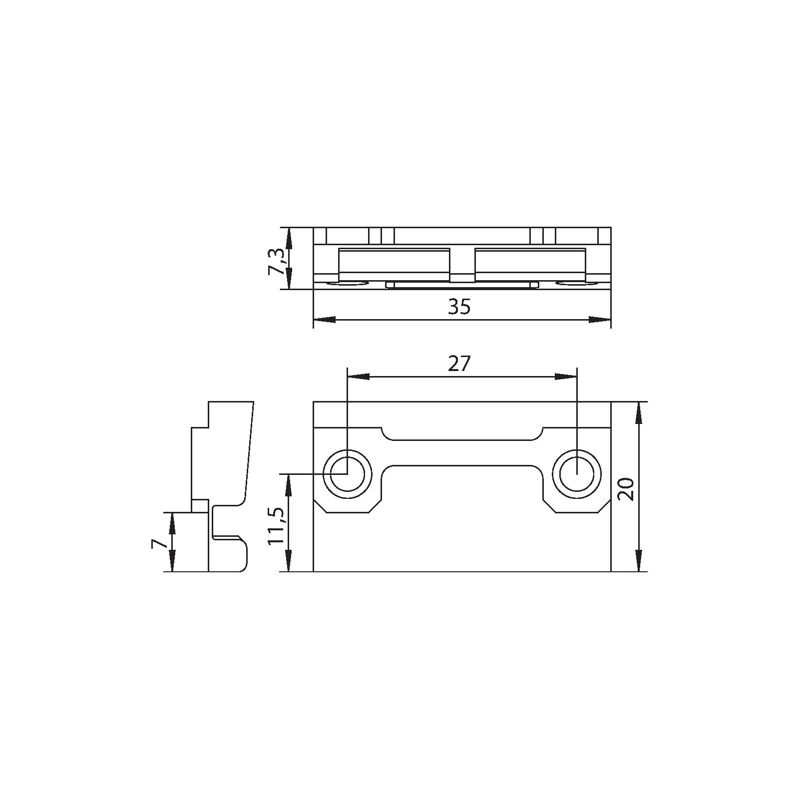 Winkhaus Formteil WSK144