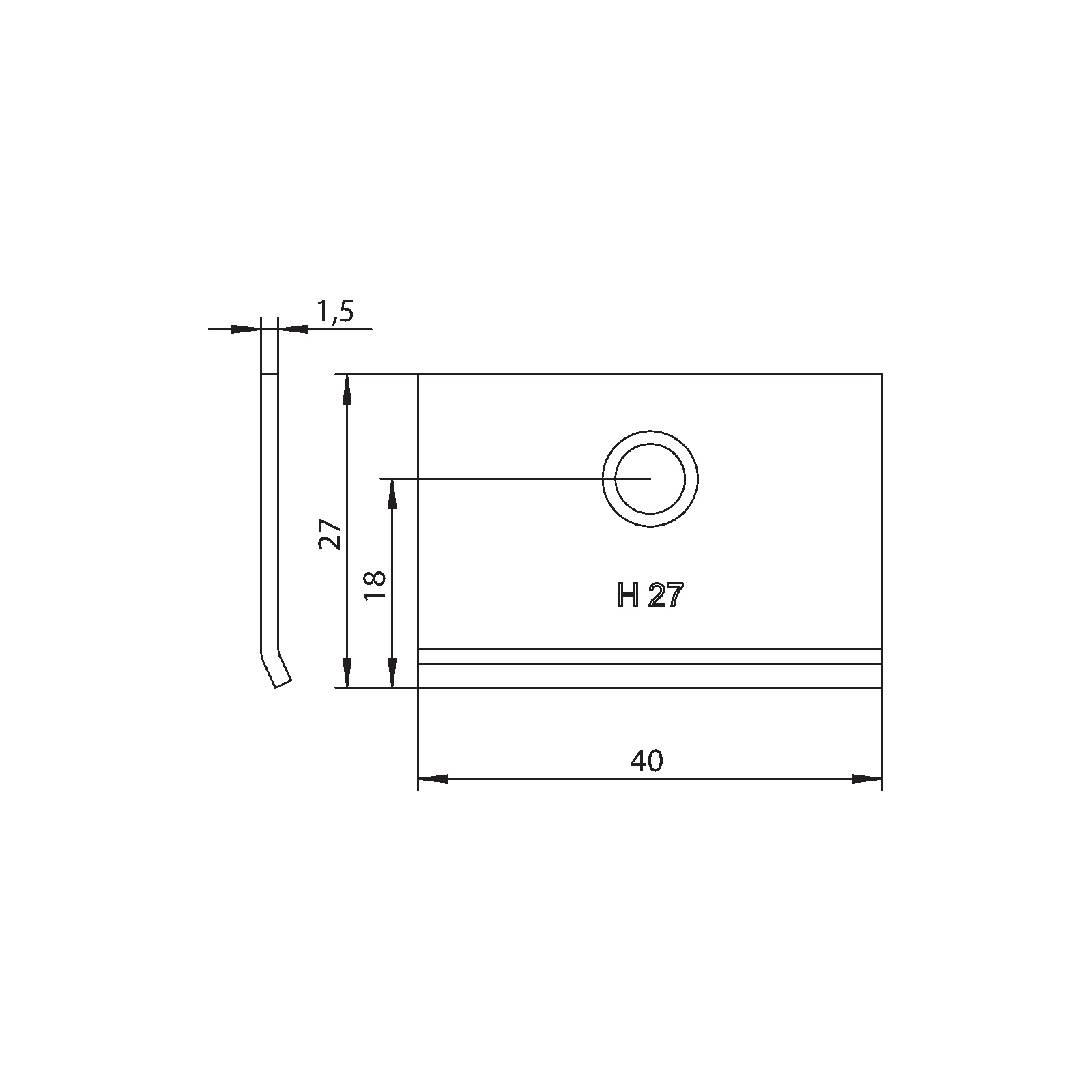 Winkhaus Auflauf H/27 SL