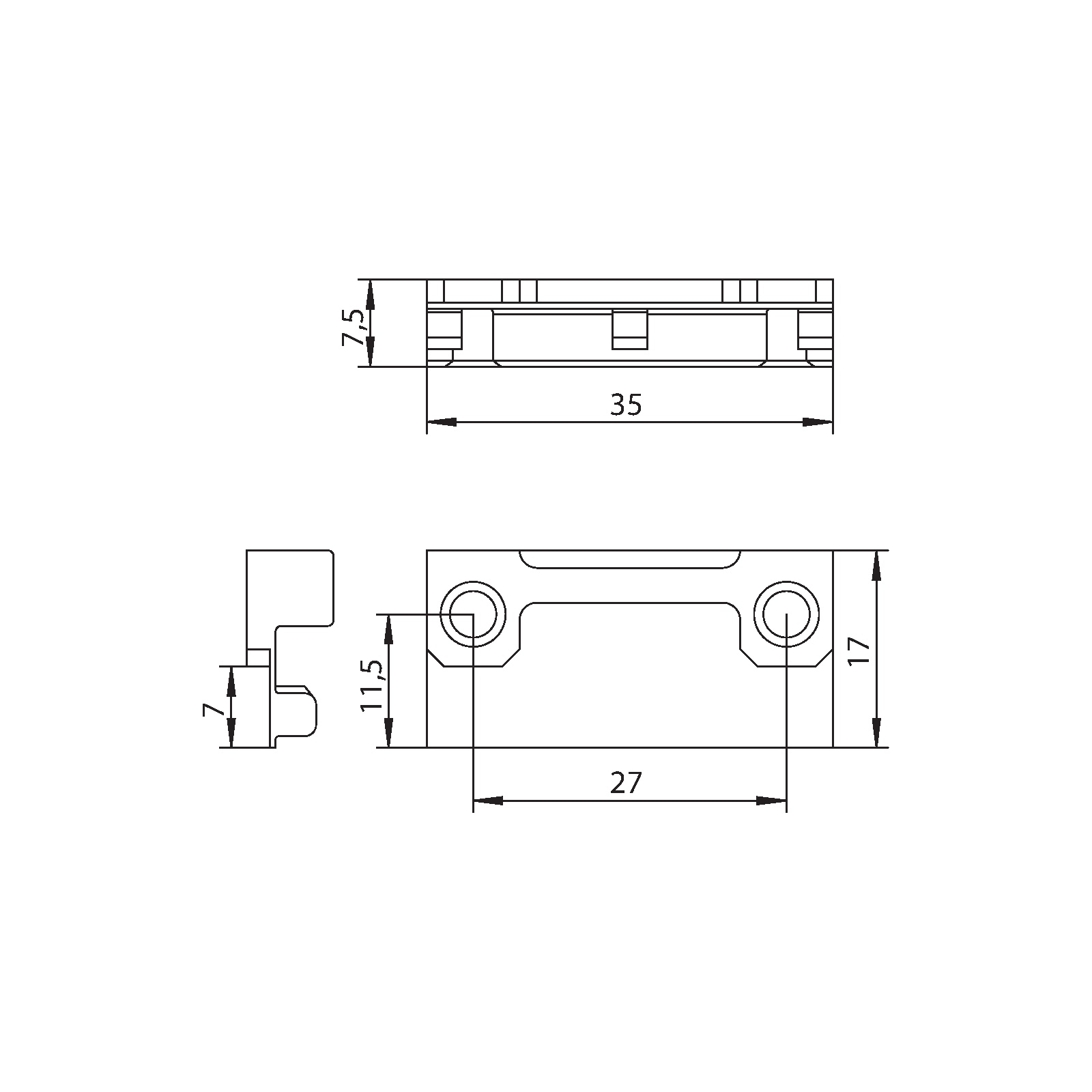 Winkhaus Formteil WSK 66