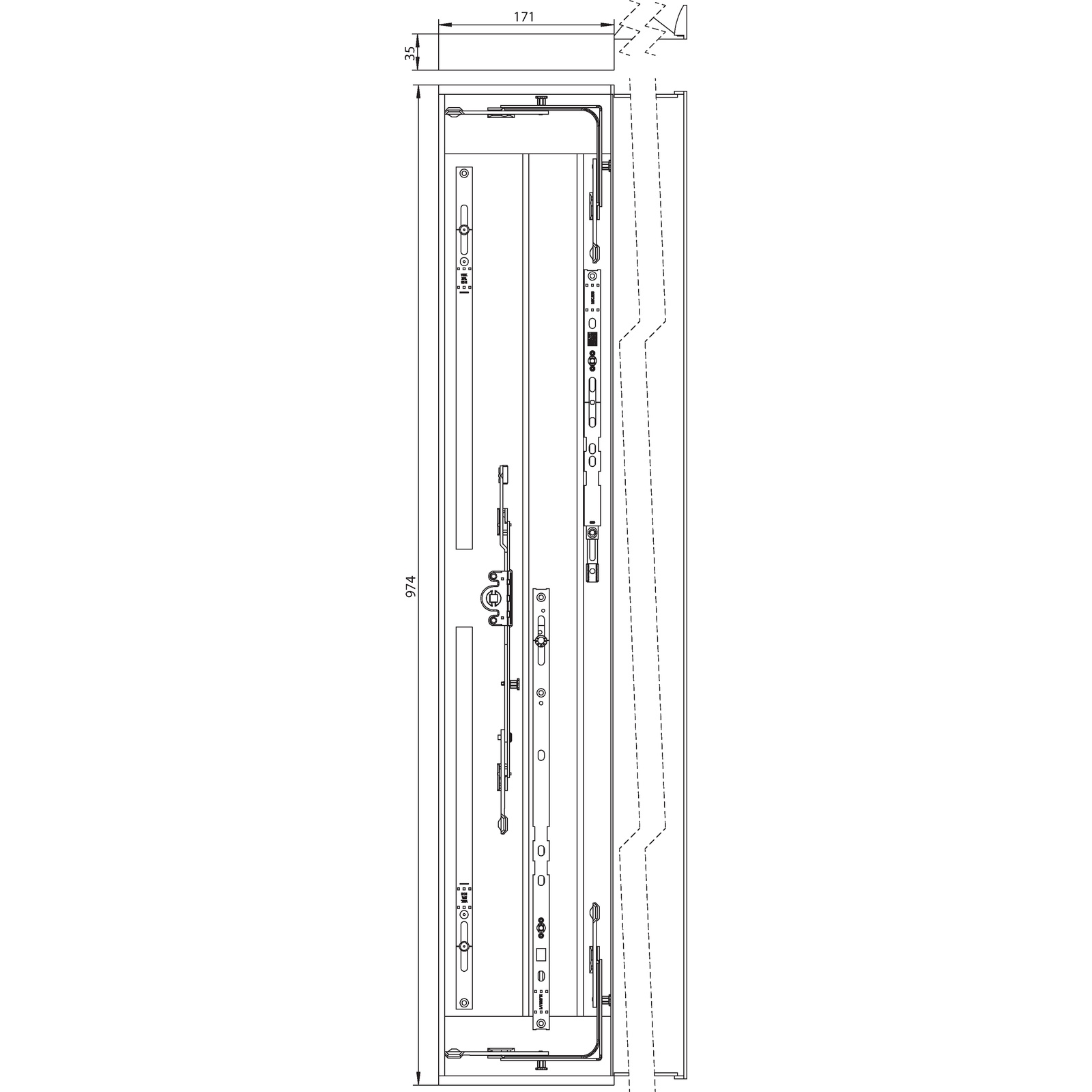 Winkhaus Höhenkarton HKT.RC-N3.795-955